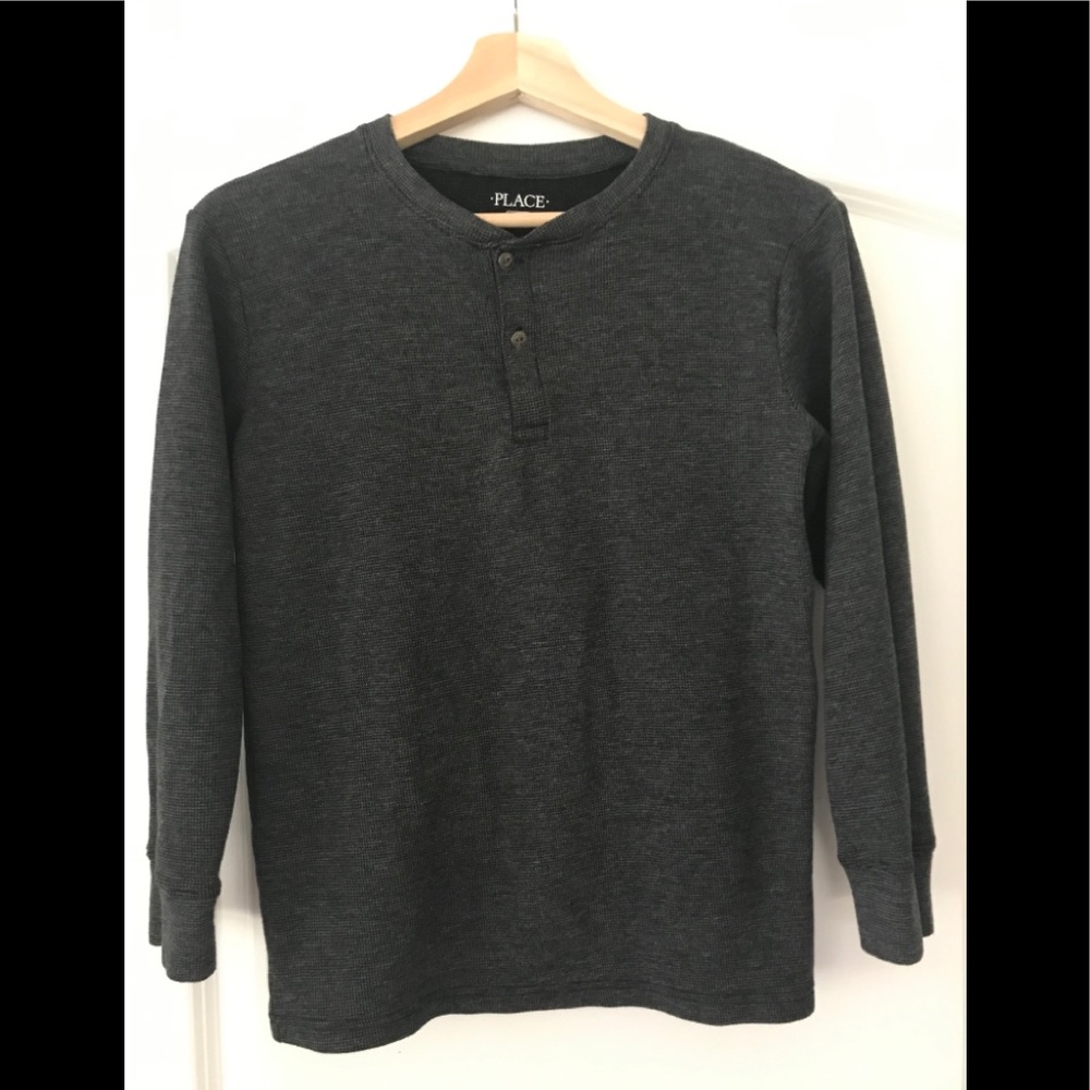 Boys Children’s Place Grey Henley Shirt